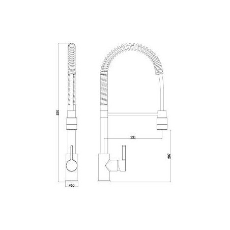 Кухонный смеситель TopZero TPZ 206 CR