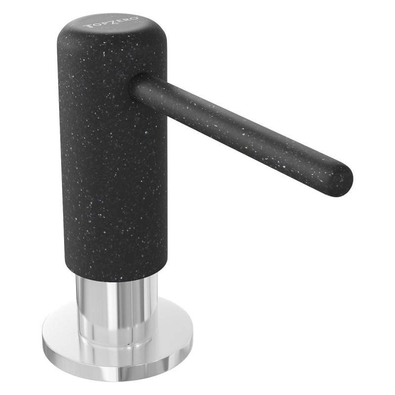 Дозатор для жидкого мыла TopZero TPZ114-40CR Galaxy/CR, гранит/хром