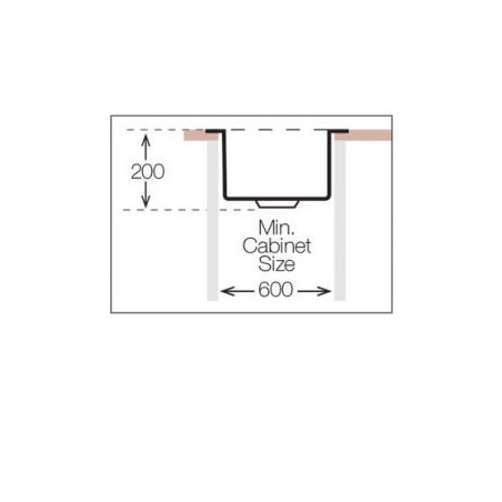 Кухонная мойка TopZero ColorX TNL 550.505 GOLD ROSE