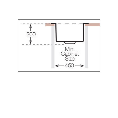 Кухонная мойка TopZero ColorX TNL 400 GOLD