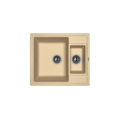 ЛИПСИ 580 К мойка цвет капучино FS,