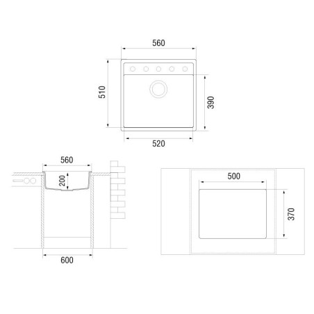 Кухонная мойка TopZero Georgia Chocolate