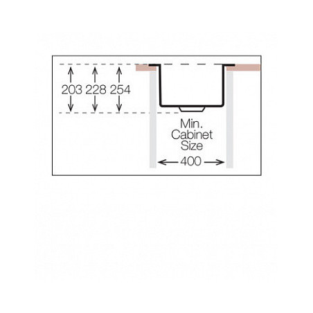 Кухонная мойка TopZero ColorX TNL 340 GOLD ROSE
