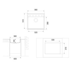 Кухонная мойка TopZero Georgia Titan