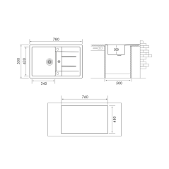 Кухонная мойка TopZero Juliet Titan