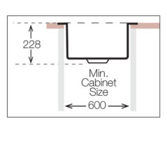 Кухонная мойка TopZero (prime) ME 600.500.GT10K