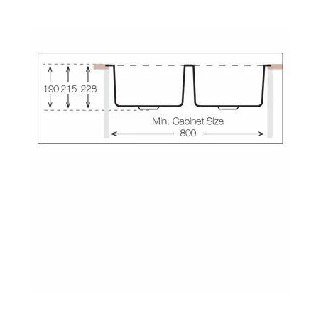Кухонная мойка TopZero (prime) MU 340.50.50.GT10K