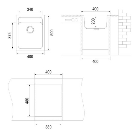 Кухонная мойка TopZero Bonnie Ice