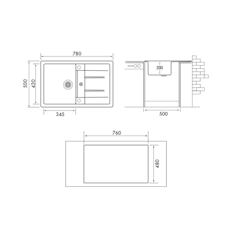 Кухонная мойка TopZero Juliet Cosmos