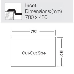 Кухонная мойка TopZero (wellinox) CLM 780.480.20 - GT6K