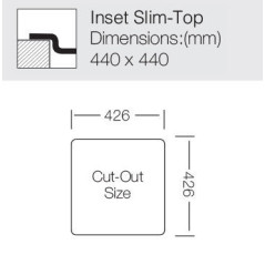 Кухонная мойка TopZero ColorX TNL 400 GOLD ROSE
