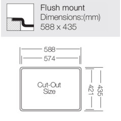 Кухонная мойка TopZero (prime) ME 550.GT10K