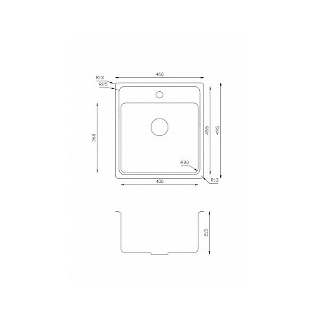 Кухонная мойка TopZero  MM 460.495 GT10K