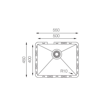 Кухонная мойка TopZero TZ RS500 GOLD