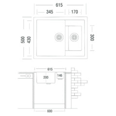 Кухонная мойка TopZero Madonna Chocolate