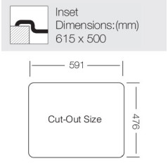 Кухонная мойка TopZero (prime) LTP 615.500.GT8K