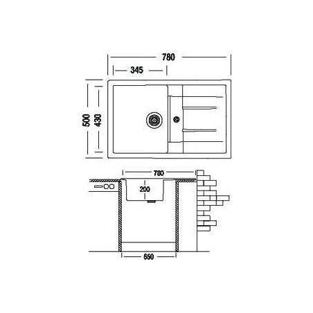 Кухонная мойка TopZero Susanna Ground