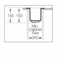 Кухонная мойка TopZero (prime) TNL 171 GT12K, нержавеющая сталь