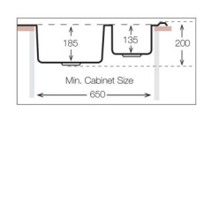 Кухонная мойка TopZero (prime) LTP 945.510.15.GT8K