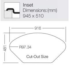 Кухонная мойка TopZero (prime) LTP 945.510.15.GT8K
