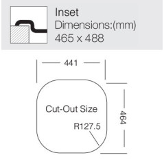 Кухонная мойка TopZero (wellinox) GAP 465.488 - GТ8K