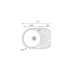 Кухонная мойка TopZero (wellinox) FAP 770.480 - GT8K