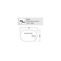 Кухонная мойка TopZero (wellinox) FAP 770.480 - GT8K