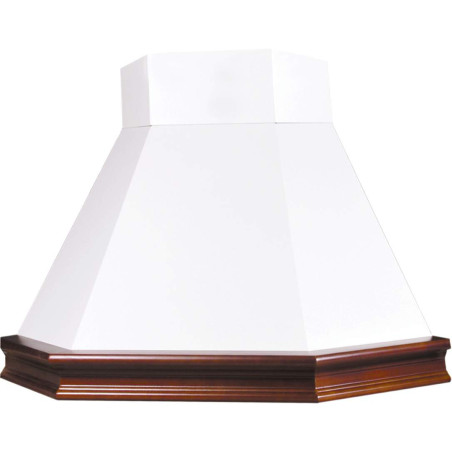 Вытяжка Дора (угловая) мощ.700  дуб/белый муар EMA ITALY