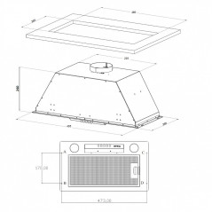 KORTING вытяжка KHI 6631 RN