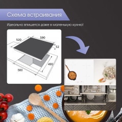 Zigmund & Shtain CI 33.6 W индукционная варочная поверхность