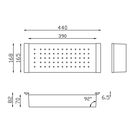 коландер TopZero HSC 17.39,  нерж.сталь