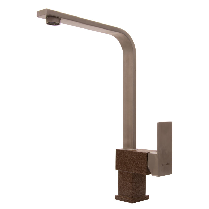Флорентина Смеситель Сильвер FL цвет коричневый
