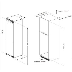 ASCOLI встраиваемая холодильная камера ASL330WBI