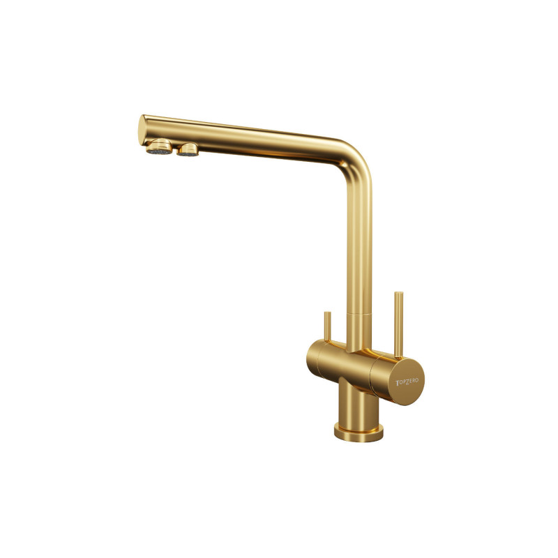 Кухонный смеситель TopZero TPZ 301 GOLD, PVD