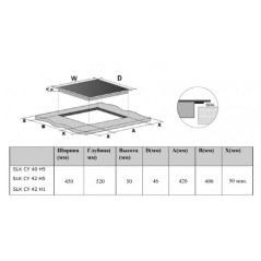 SCHAUB LORENZ SLK CY 42 H1 электрическая варочная поверхность