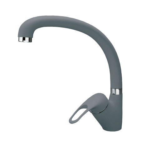 Смеситель ОМЕГА FL  цвет серый шелк ,