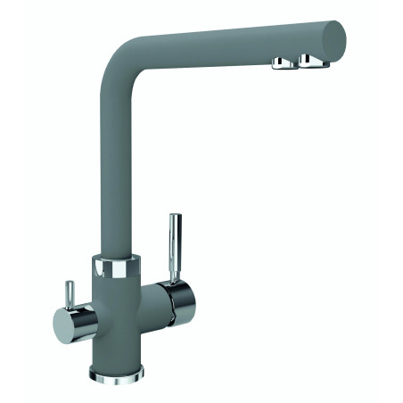 Смеситель АРЕС FL цвет серый шелк