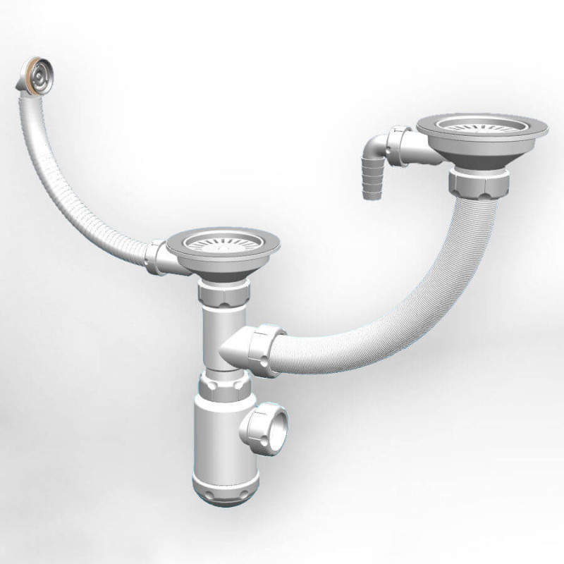 Tolero Комплект сливной арматуры двойной