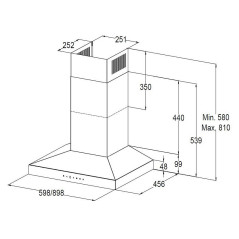 KORTING вытяжка KHC 6831 XGN