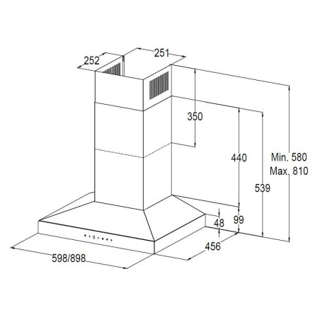 KORTING вытяжка KHC 9831 XGN