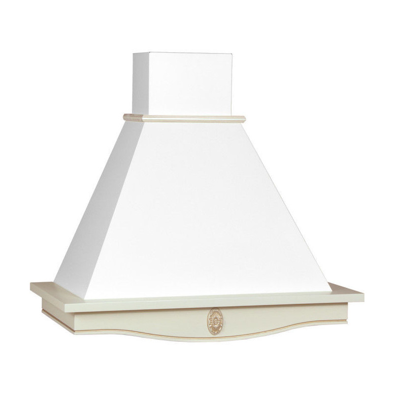 Вытяжка ЛИЛИЯ 600 С ЧАСАМИ БУК/слоновая кость EMA ITALY