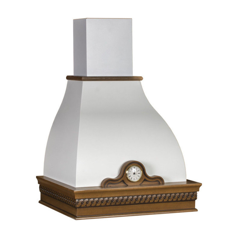 Вытяжка РУДЖЕРИ 600 (ППУ)с часамиБУК/БЕЛЫЙ МУАР мощ.900 EMA ITALY